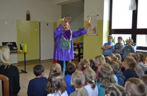 Klaun Walduś w naszej szkole